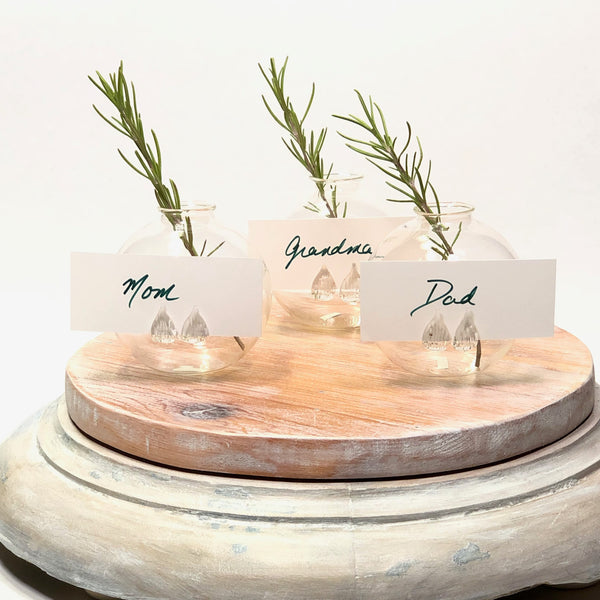 Bud Vase Name Card Holder