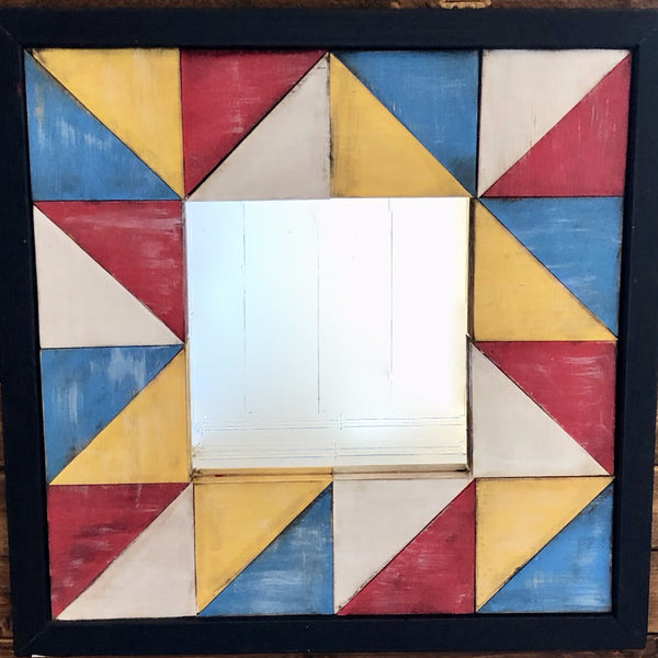 Framed Mirror-Coastguard Colors